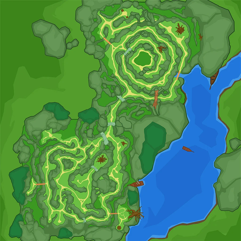Mt. Mjolnir map — 24 exploration chests
